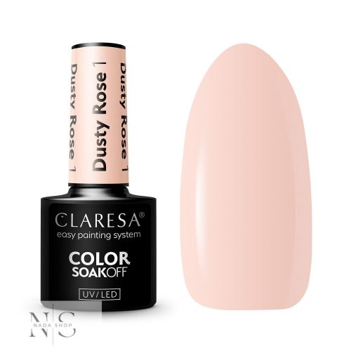 CLARESA GÉL LAKK DUSTY ROSE 1 - 5G