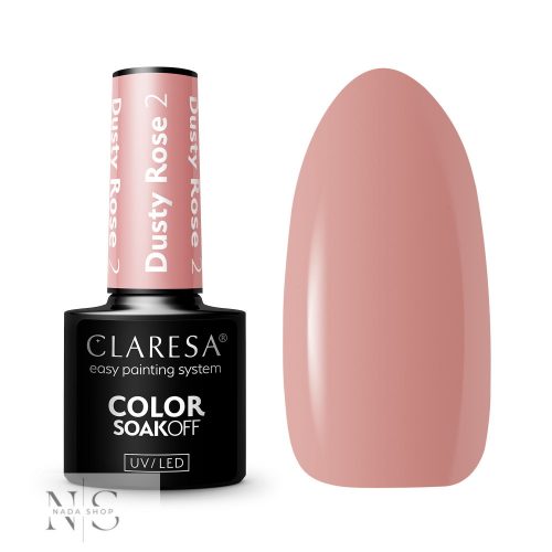 CLARESA GÉL LAKK DUSTY ROSE 2 - 5G