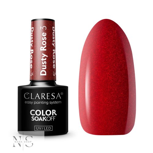 CLARESA GÉL LAKK DUSTY ROSE 3 - 5G