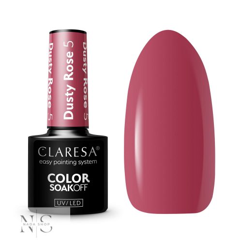 CLARESA GÉL LAKK DUSTY ROSE 5 - 5G