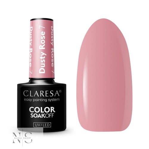 CLARESA GÉL LAKK DUSTY ROSE 7- 5G