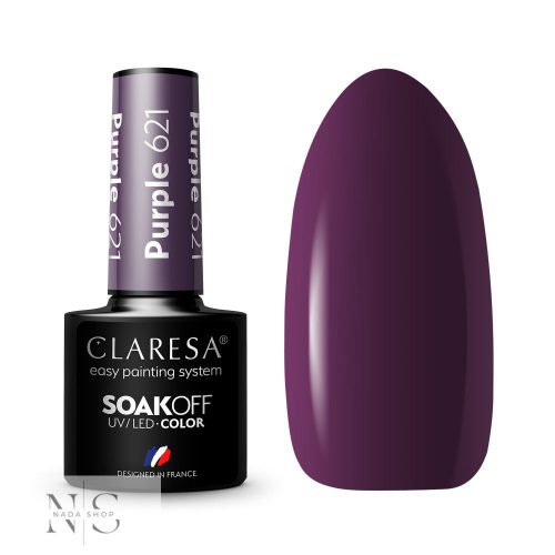 CLARESA GÉL LAKK PURPLE 621 -5G