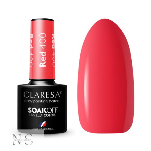 CLARESA GÉL LAKK RED 400 -5G