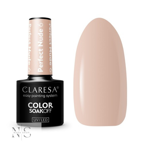 CLARESA PERFECT NUDE 6 -5G Gél lakk