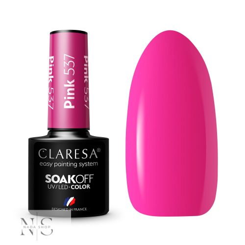 CLARESA GÉL LAKK PINK 537 -5G