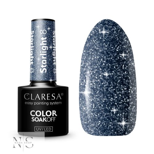 CLARESA GÉL LAKK STARLIGHT 8 5G