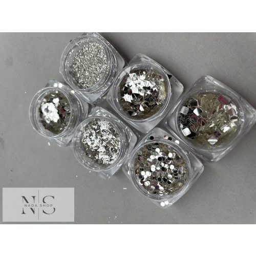 Mix glitter Silver 2