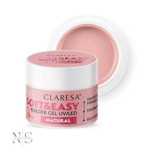 CLARESA SOFT&EASY ÉPÍTŐZSELÉ NATURAL 12G