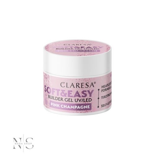 CLARESA SOFT&EASY ÉPÍTŐZSELÉ PINK CHAMPAGNE 12G